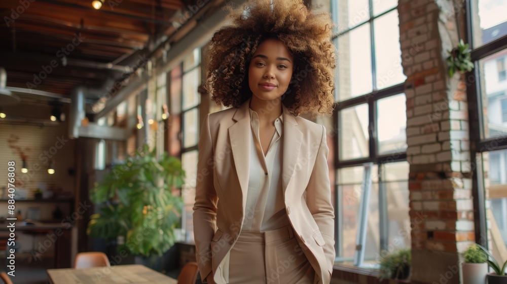 The professional woman in office. The professional woman in office.
