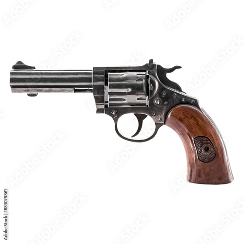 Wallpaper Mural A wooden and metal pistol. cut out. transparent background. PNG Torontodigital.ca