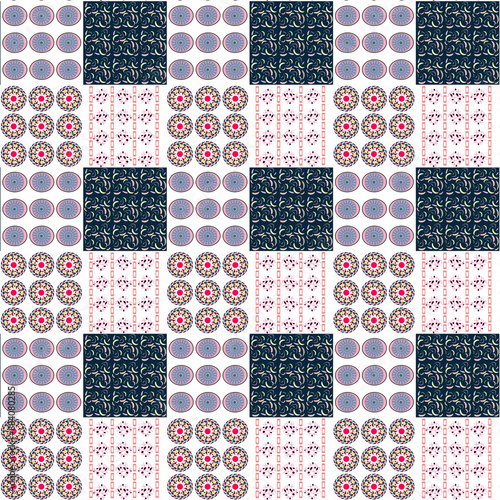 seamless pattern with shapes