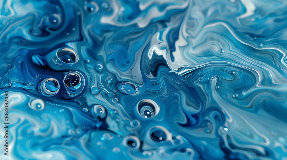 Intricate blue liquid patterns and shapes, creating a fluid and artistic background. Intricate blue liquid patterns and shapes, creating a fluid and artistic background.