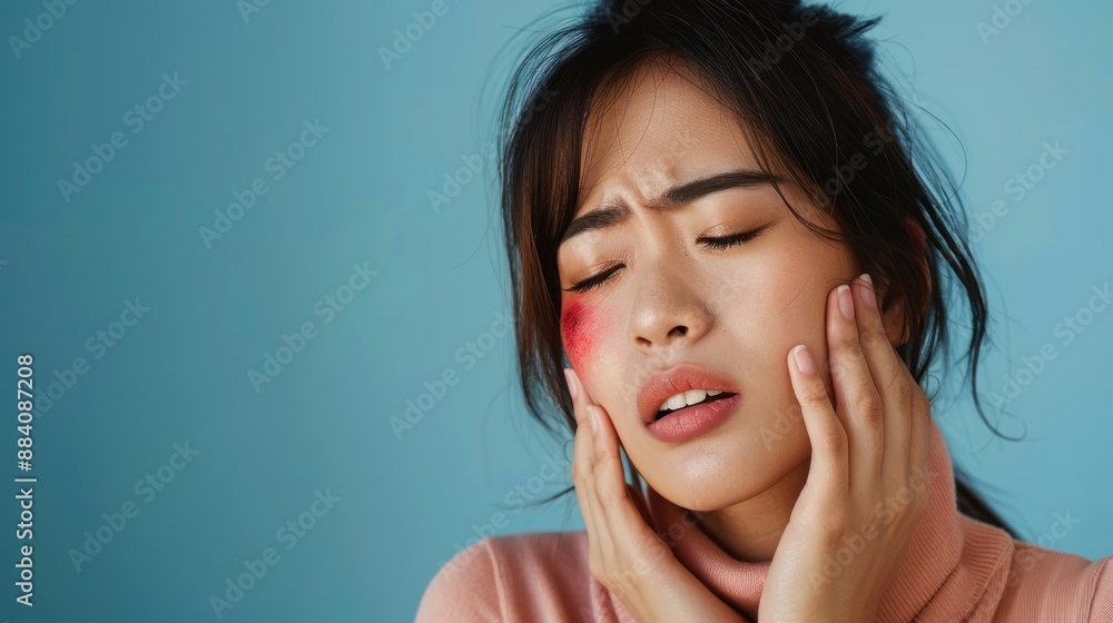 Woman with Bruise on Face Woman with Bruise on Face