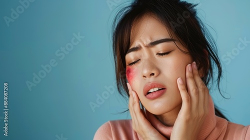 Woman with Bruise on Face
