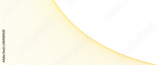 Obraz na płótnie Vector abstract gold line wavy dynamic gold wavy stripes of the pattern of gold lines wave element for design. w salonie