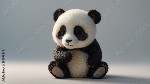 cute small toy panda bear