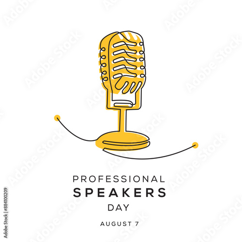 Professional Speakers Day, held on 7 August.