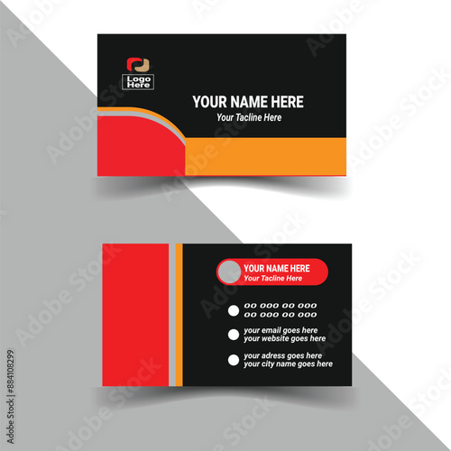 modern business card template design