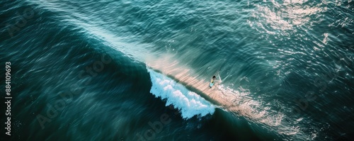 Surfing. Riding the wave