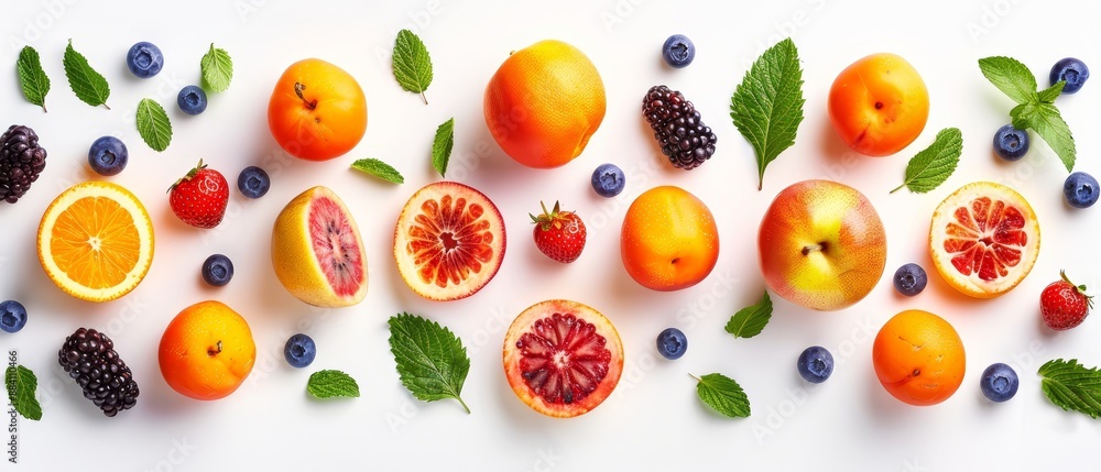 oranges, blueberries, and raspberries oranges, blueberries, and raspberries