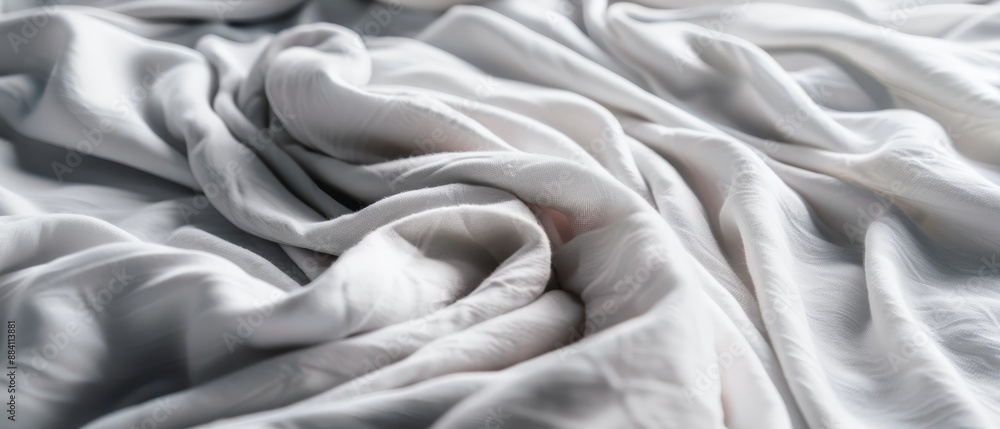 A bed with a white comforter, accompanied by two black-and-white images of identical beds, each sporting a white comforter A bed with a white comforter, accompanied by two black-and-white images of identical beds, each sporting a white comforter