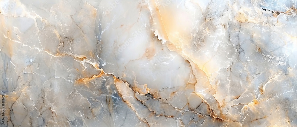 A detailed shot of a marbled surface, showcasing gold and blue streaks at its top and bottom edges A detailed shot of a marbled surface, showcasing gold and blue streaks at its top and bottom edges