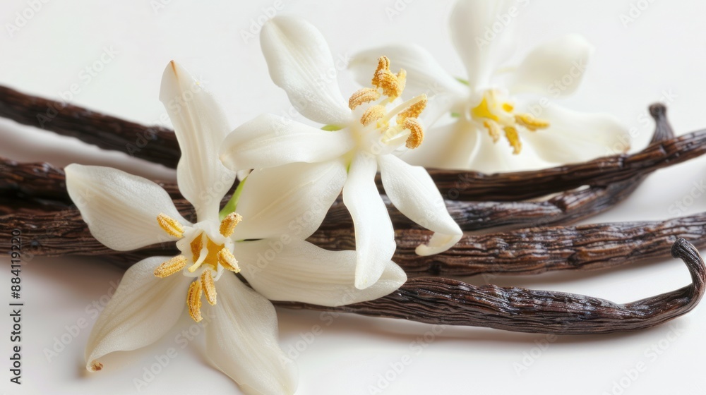Vanilla Beans and Flowers Vanilla Beans and Flowers