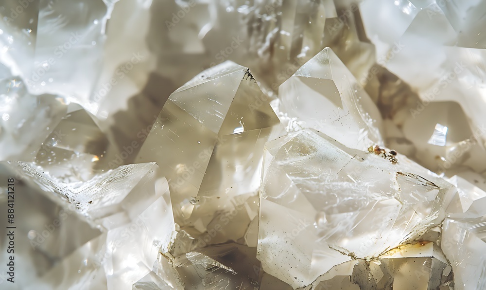 White garnet with vibrant gemstone texture and intricate detailing White garnet with vibrant gemstone texture and intricate detailing