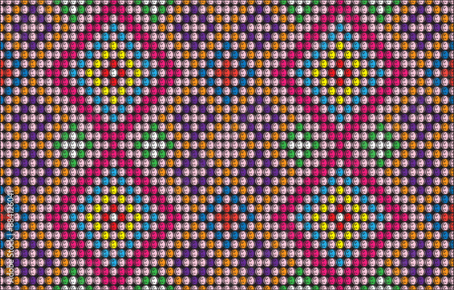 Geometric vector background with sacral tribal ethnic elements. Traditional triangles gypsy geometric forms sprites tribal themes apparel fabric tapestry print