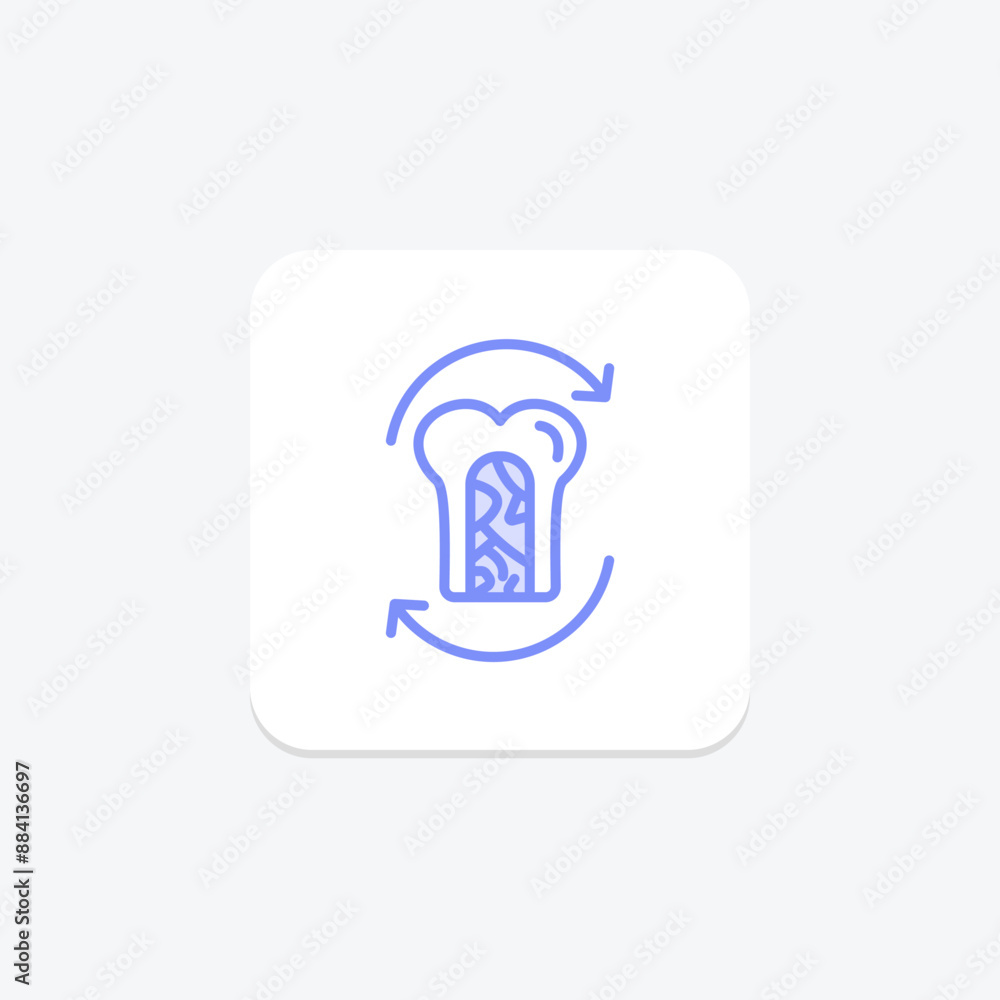 Bone Marrow duotone line icon , vector, pixel perfect, illustrator file Bone Marrow duotone line icon , vector, pixel perfect, illustrator file