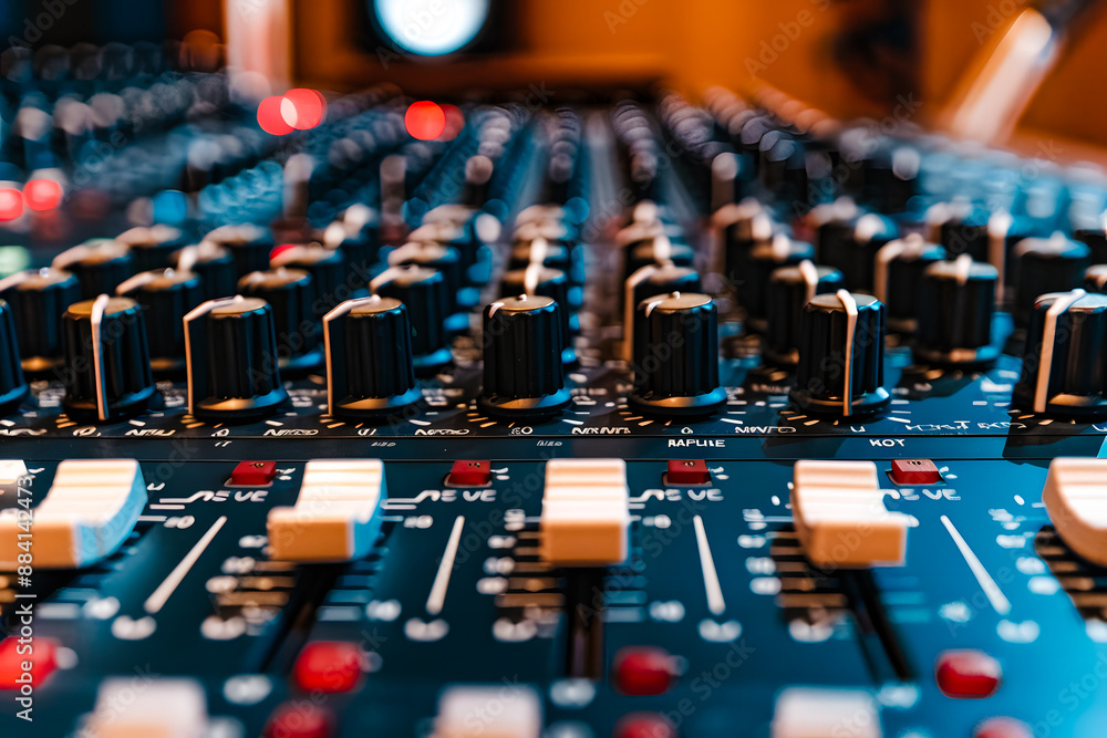 Console de studio d'enregistrement Console de studio d'enregistrement