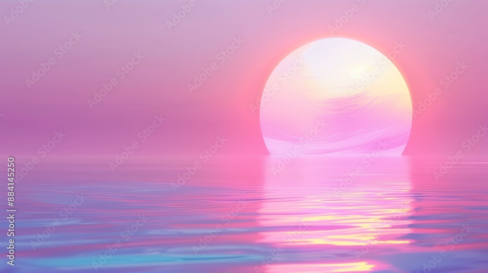 An abstract pastel glow with a blurred grainy gradient abstract pastel style
