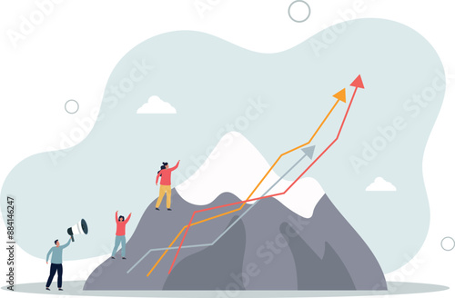 Life coaching and career training with help advices.Professional mentor or guidance expert for business support .flat design.illustration with people.