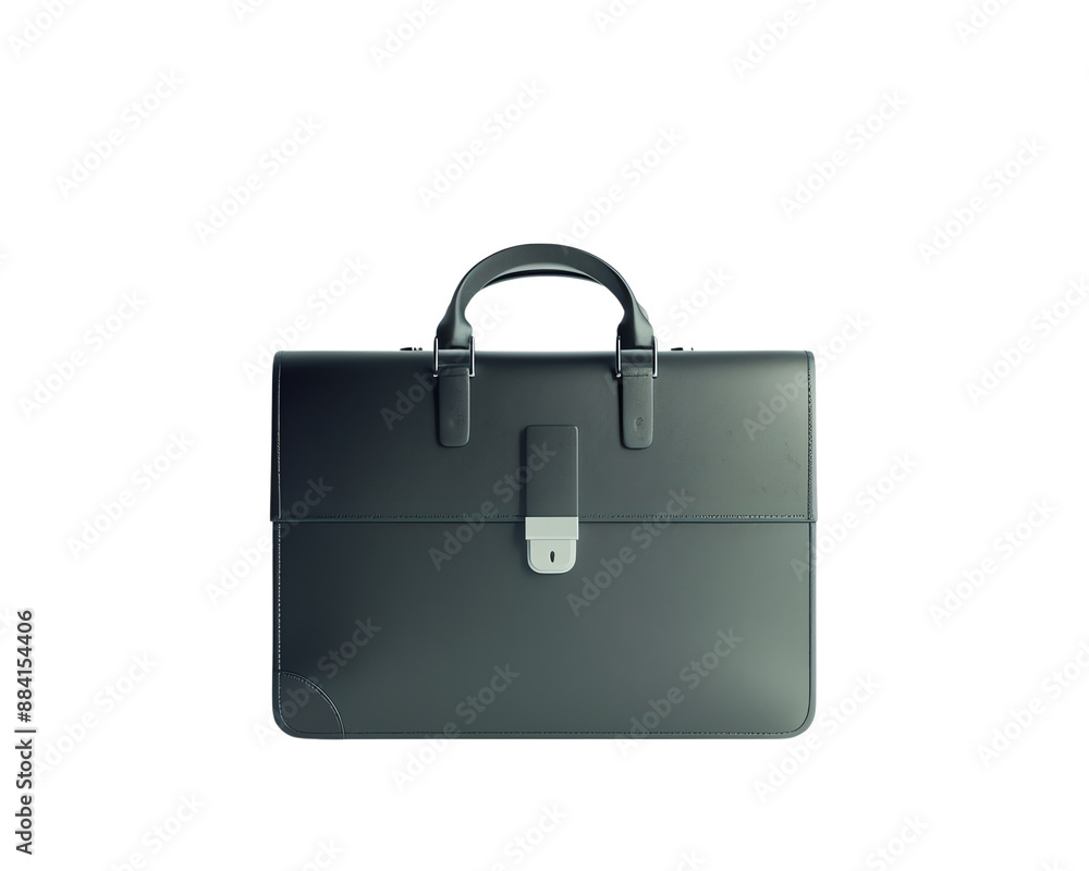 Sleek black business briefcase with a top handle and secure lock, perfect for professionals and business use. Sleek black business briefcase with a top handle and secure lock, perfect for professionals and business use.