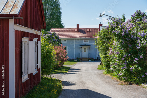 View from Gammelstad Church Town, Luleå, Norrbotten, Sweden photo