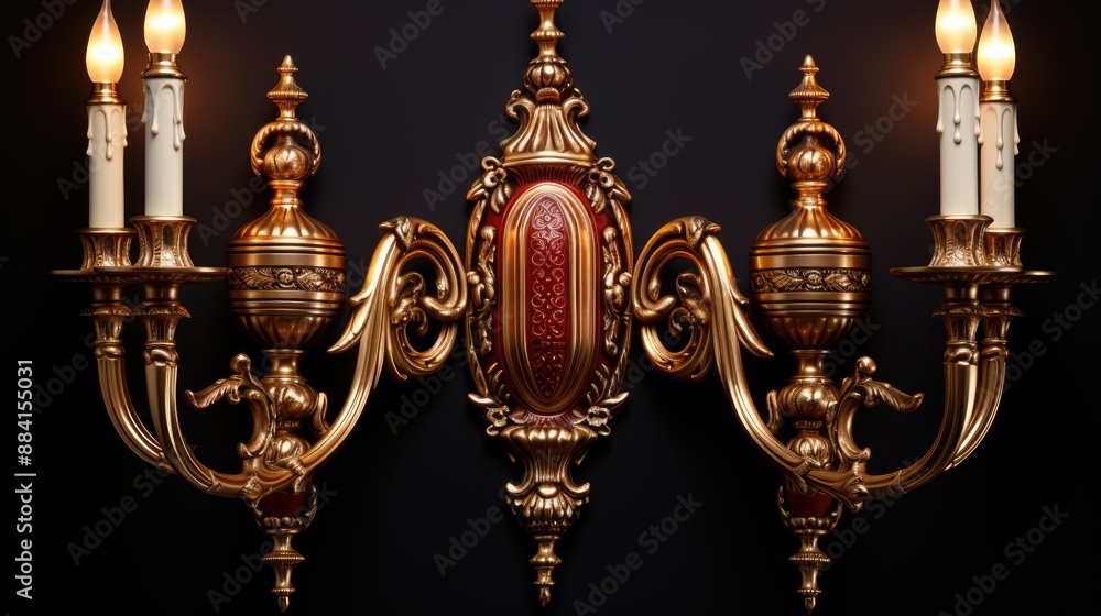brass light sconce In the second photograph brass light sconce In the second photograph