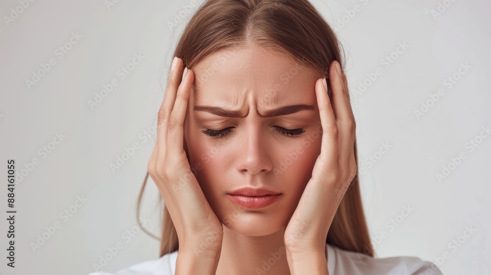 Migraines, health care concept Migraines, health care concept