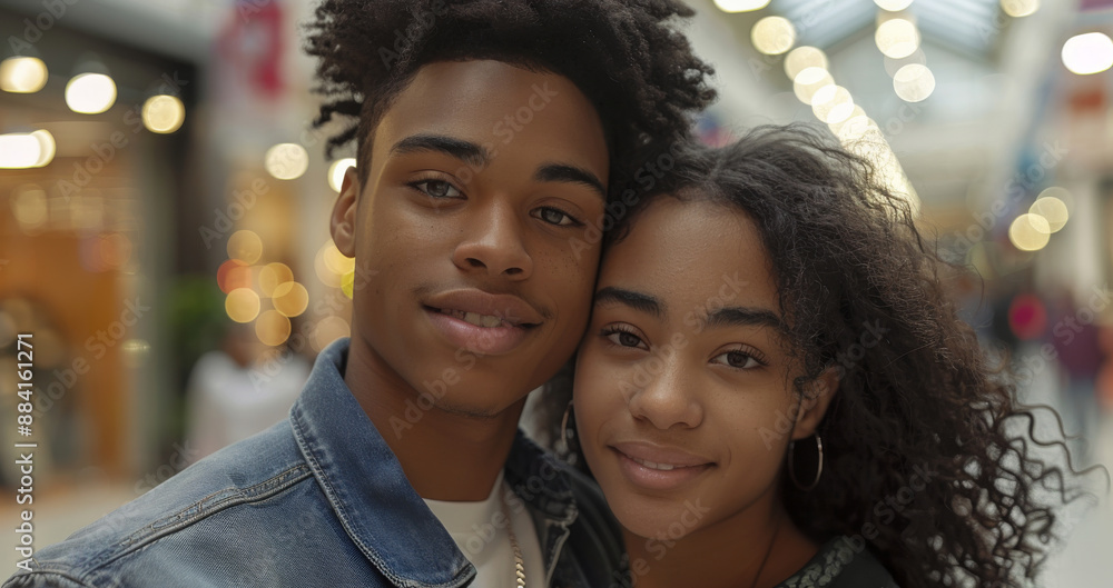 Happy Multiracial Couple Shopping at Modern Mall for Urban Lifestyle Concept, Perfect for Holiday and Retail Promotions. Generative ai Happy Multiracial Couple Shopping at Modern Mall for Urban Lifestyle Concept, Perfect for Holiday and Retail Promotions. Generative ai