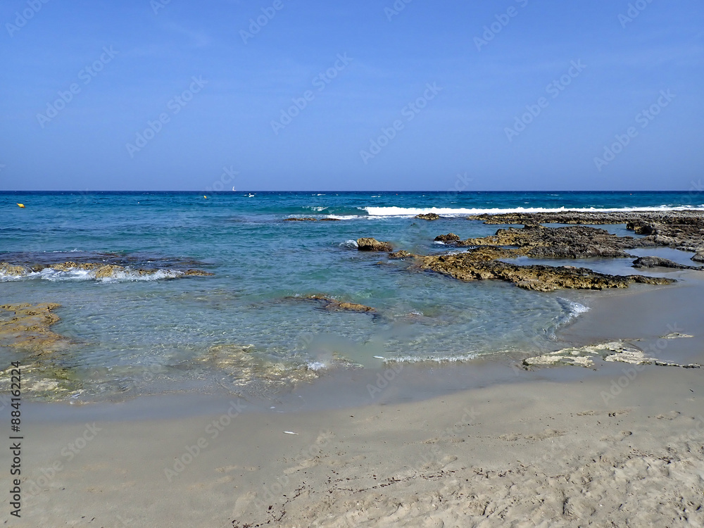 Spiaggia dei Laghi Alimini nel Salento 589