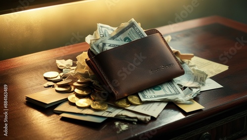 wallet with money