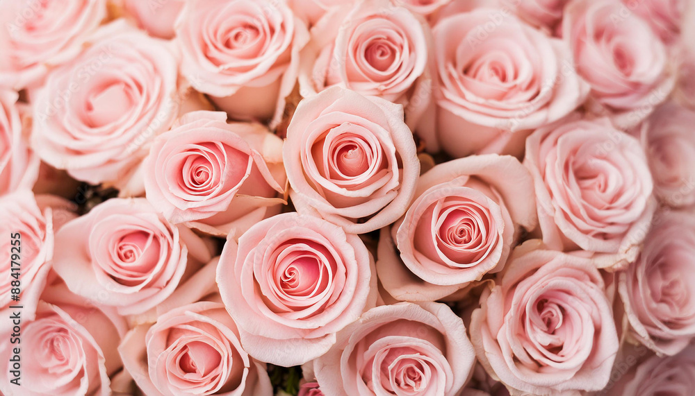 Beautiful fresh roses background, bouquet of light pink roses. For postcard or banner. Close-up. Beautiful fresh roses background, bouquet of light pink roses. For postcard or banner. Close-up.