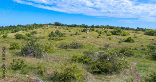 landscape with sky, Roman Quarry, St. Margarethen, Burgenland, Austria, Europe My 9th 2024