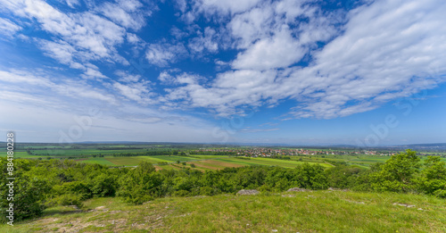 landscape with sky and clouds, Roman Quarry, St. Margarethen, Burgenland, Austria, Europe My 9th 2024