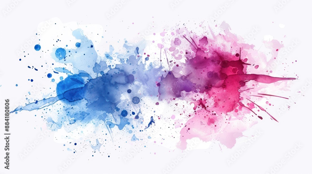 Abstract Watercolor Splashes Abstract Watercolor Splashes