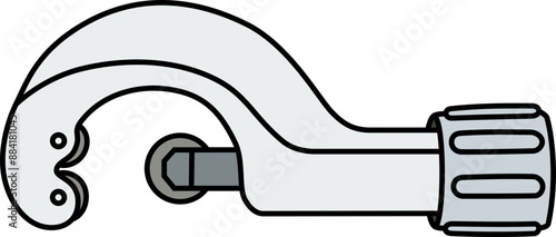 Copper pipe manual cutting machine illustration