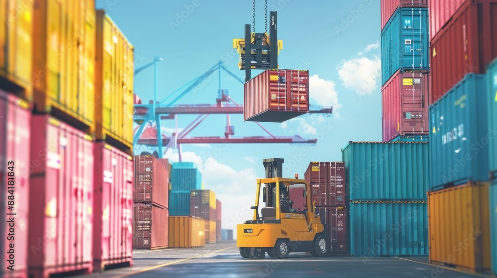 Shipping Containers at Port Shipping Containers at Port