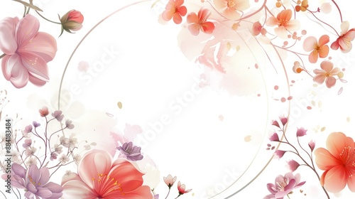 Floral Watercolor Background