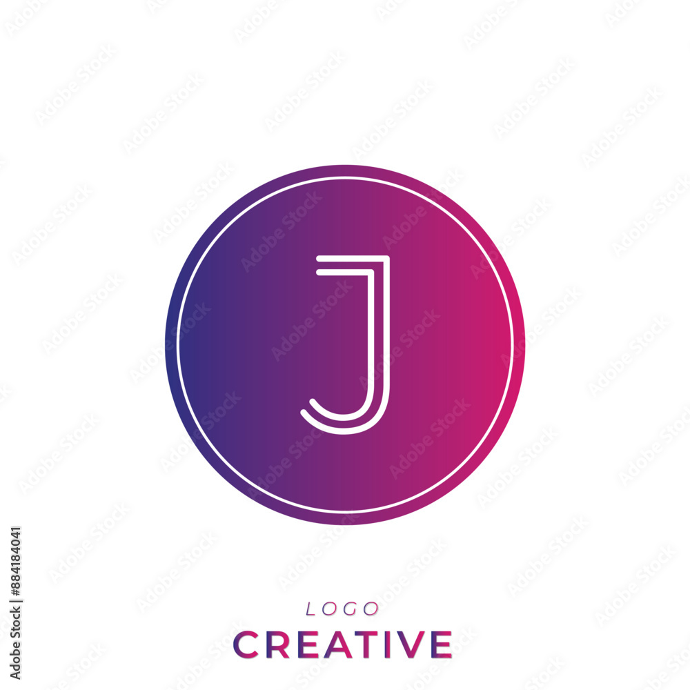 J Creative Latter Logo Design. Branding Logo Design. Creative Logo Design. Logo Template. Vector illustration. Modern Design. Monogram Design. Brand Identity Design J Creative Latter Logo Design. Branding Logo Design. Creative Logo Design. Logo Template. Vector illustration. Modern Design. Monogram Design. Brand Identity Design