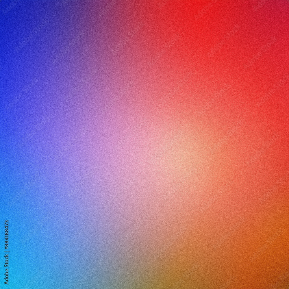 Abstract grainy gradient background fading from blue to red Abstract grainy gradient background fading from blue to red