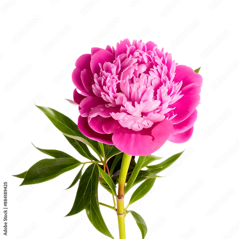 Peony on a transparent background Peony on a transparent background