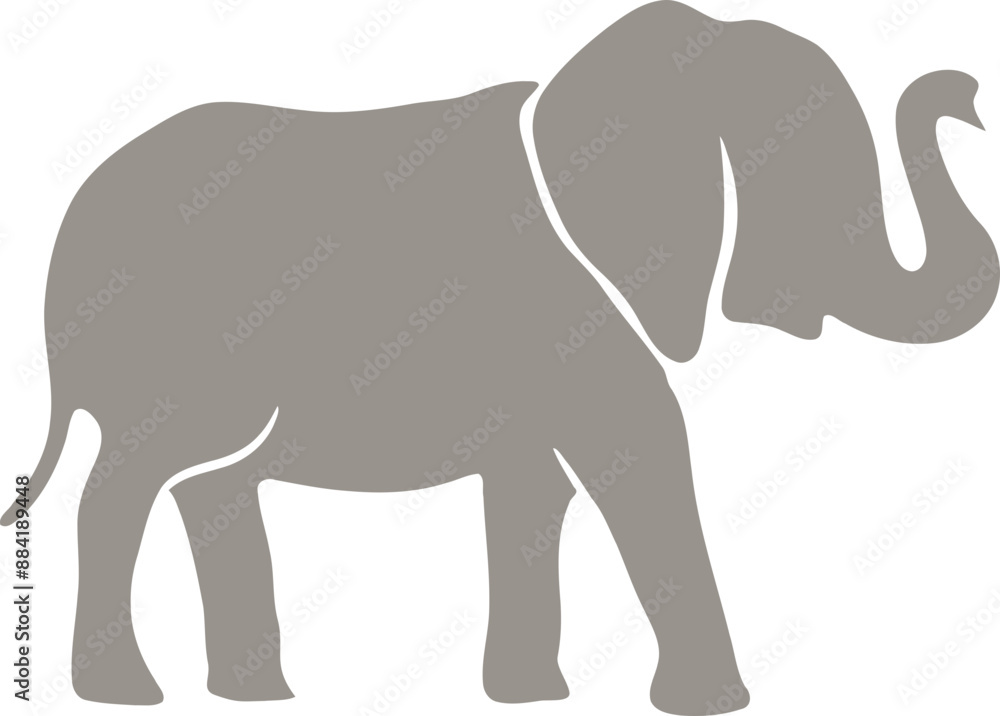 Obraz premium Elephant Vector Graphic
