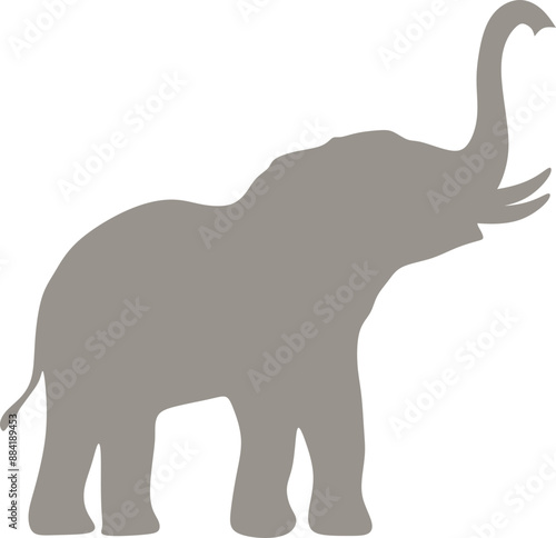 Elephant Vector Graphic 