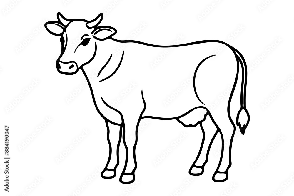 Cow vector art illustrator Cow vector art illustrator
