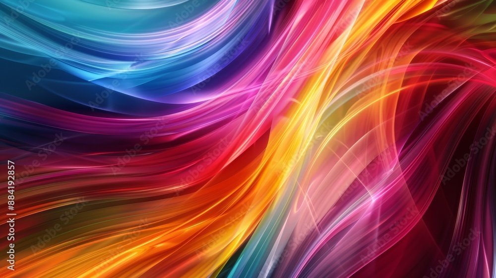 Vivid swirling colors in this vibrant abstract digital art create a dynamic sense of movement and energy Vivid swirling colors in this vibrant abstract digital art create a dynamic sense of movement and energy