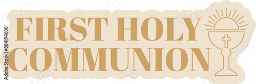 First Holy Communion Graphic Logo
