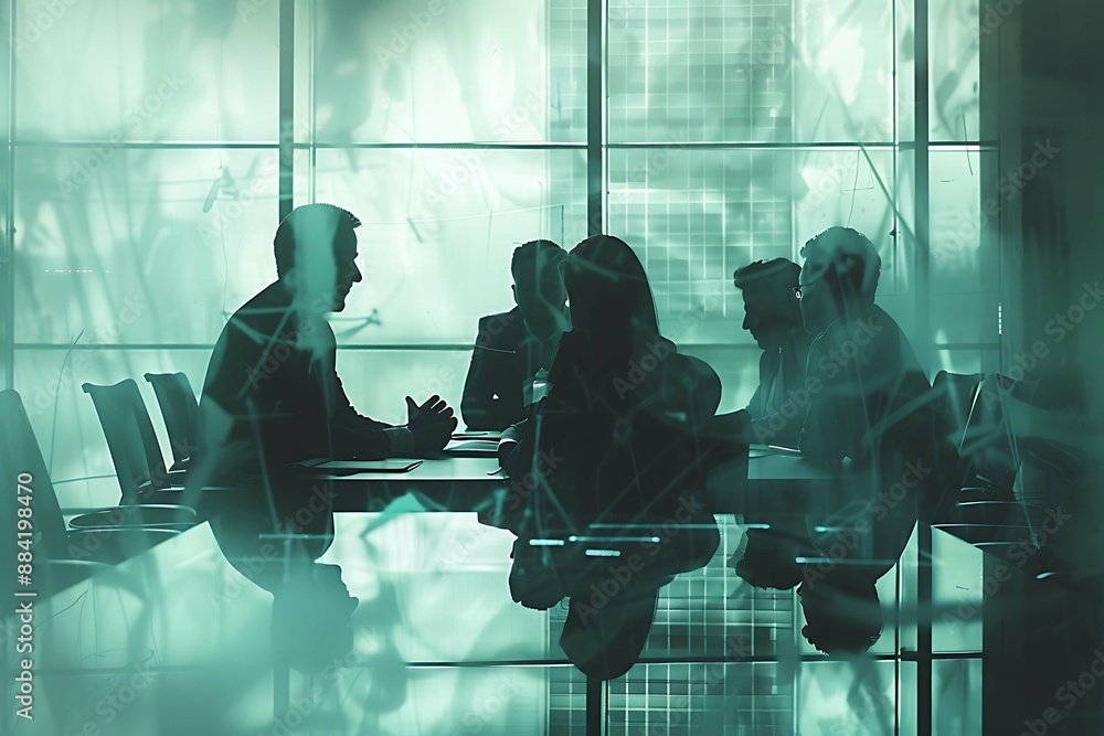 A team of professionals collaborating on a financial project, actively discussing strategies and solutions A team of professionals collaborating on a financial project, actively discussing strategies and solutions