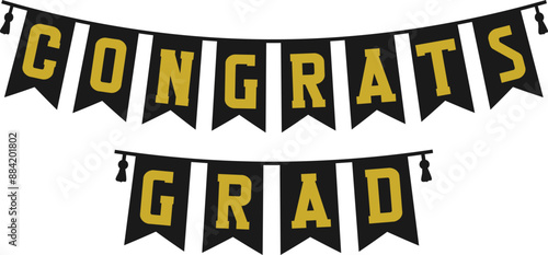 Congrats Grad Banner Logo
