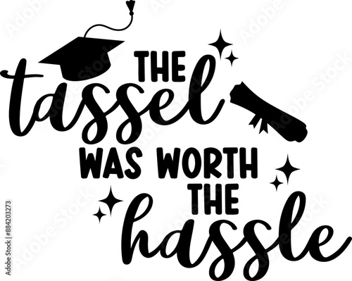 Graduation Quote Vector Graphic