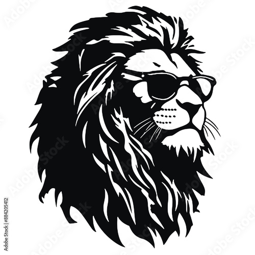 lion head vector