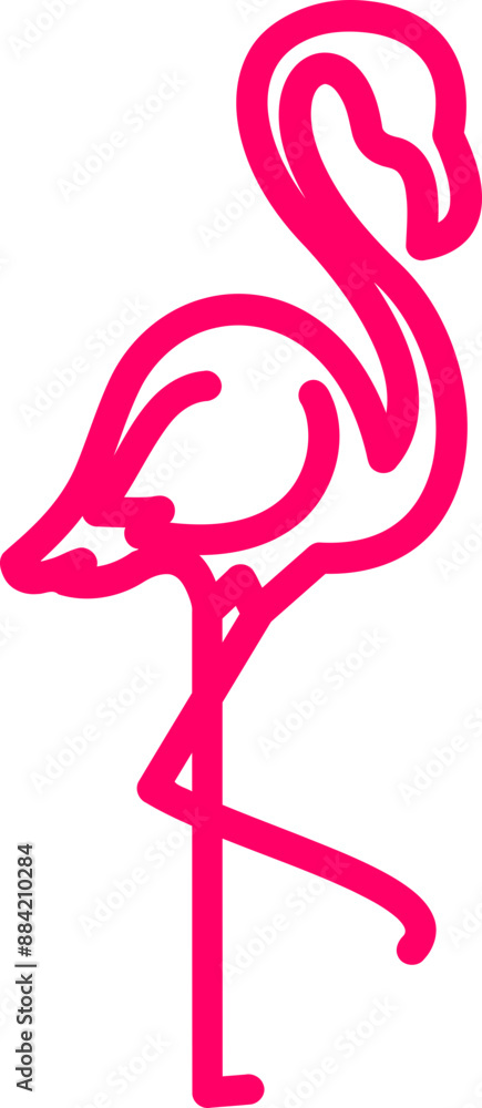 Flamingo Vector Graphic Flamingo Vector Graphic
