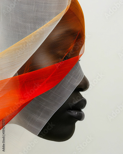 Artwork of Color Explosion Dynamic Movement of Fabric in an Artistic Display, Capturing the Vibrant Play of Colors and Textures in a Mesmerizing Abstract Composition Brainstorming Magazine Background