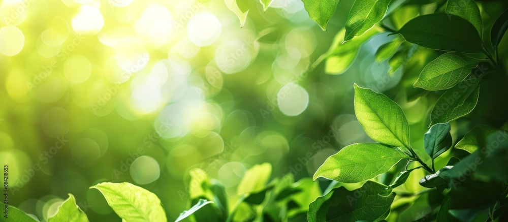 Sunlight Through Green Leaves Sunlight Through Green Leaves